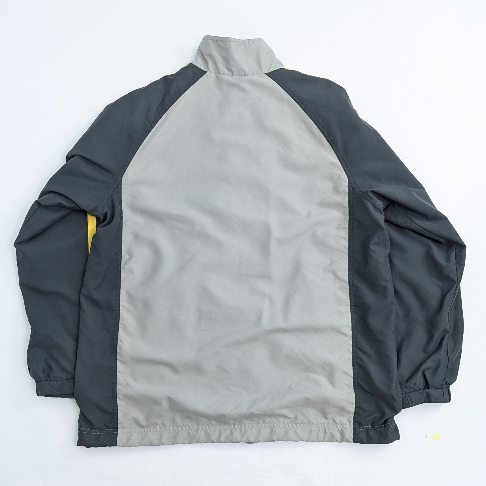 Vintage Nike Track Jacket - Grey Yellow - Size L