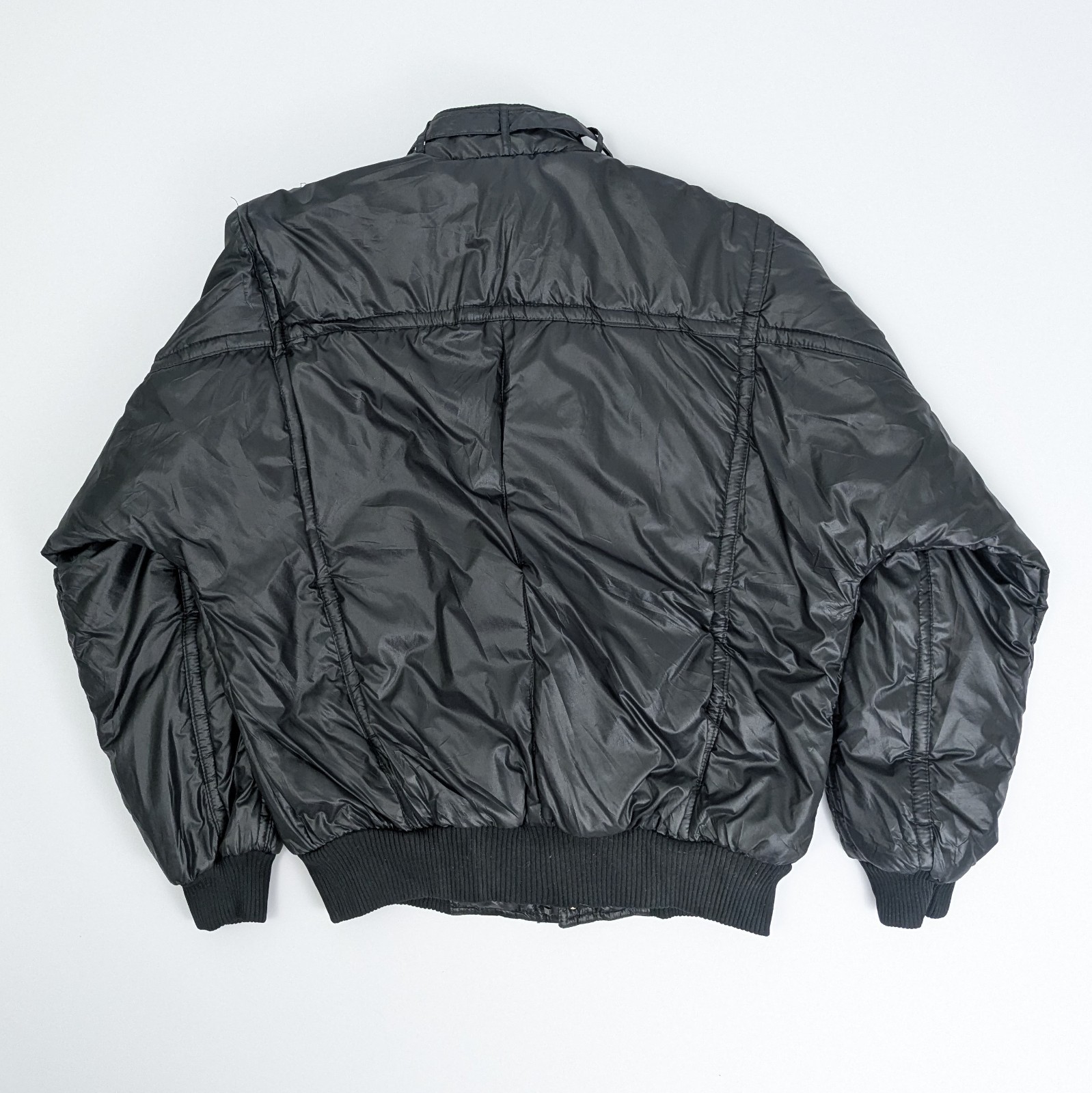 Vintage Tonkin Inc Cat Solar Turbines Workwear Bomber Jacket - Black - Size L
