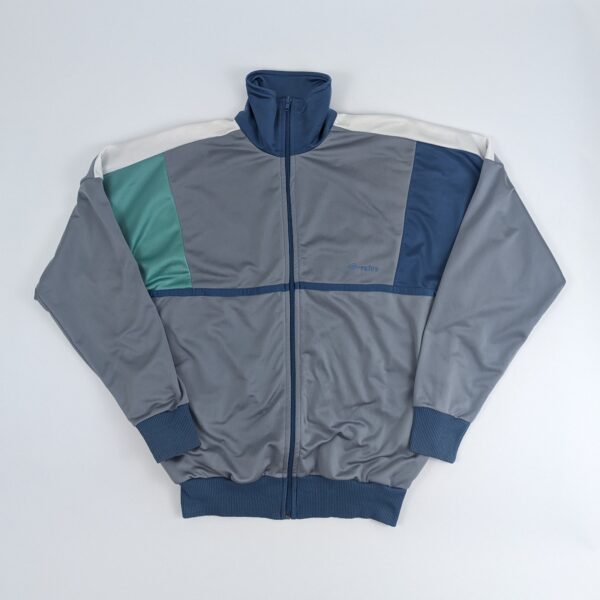 Vintage Umbro Track Jacket - Grey / Blue / Green - Size M