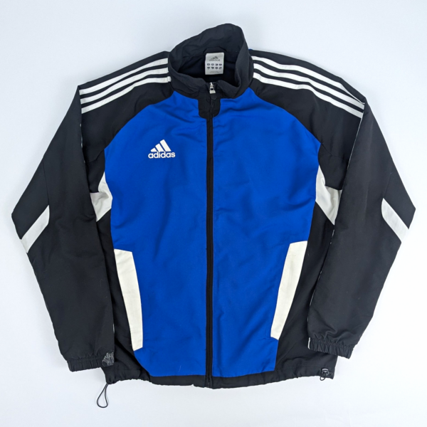 Adidas Windbreaker Jacket - Blue / Black / White - Men's M - 2011