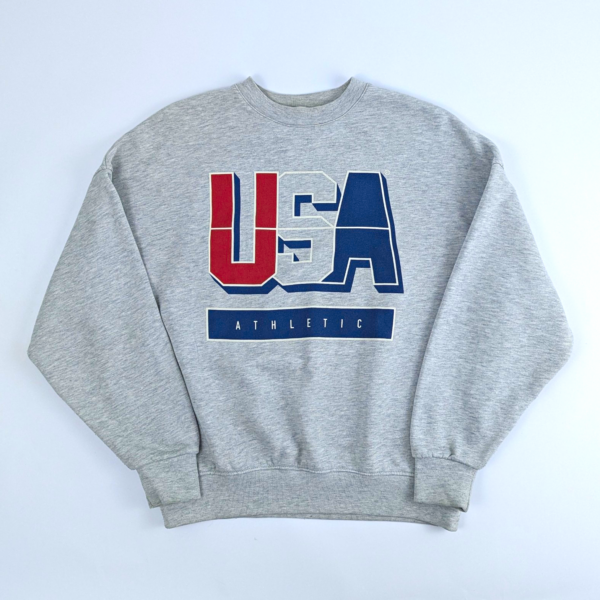 America Today Usa Athletic Sweatshirt - Grey - Women's Size Xs - Oversized