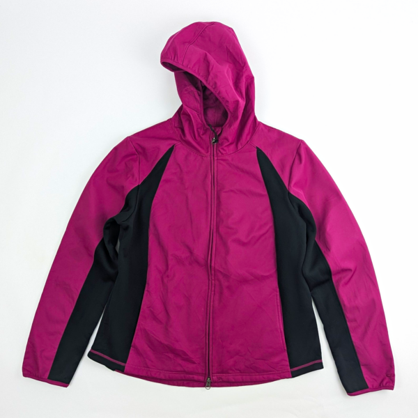 C9 By Champion Women's Softshell Jacket - Pink / Black - Size L - Hooded