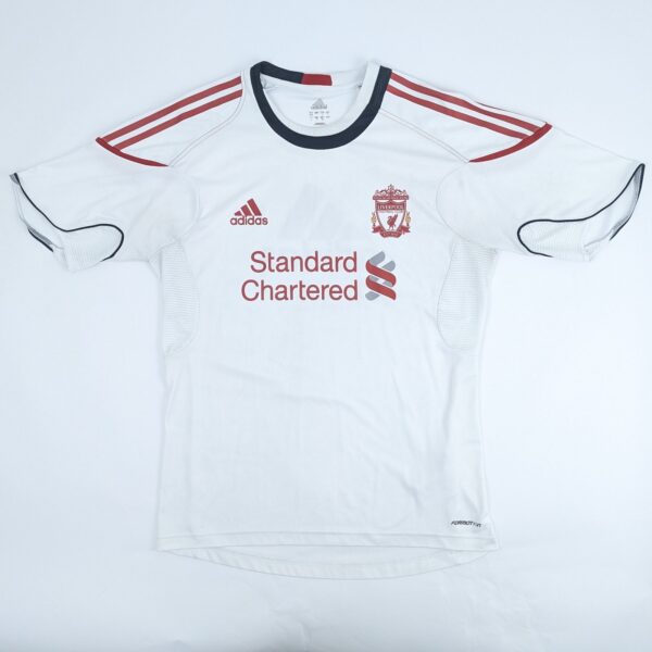 Liverpool Fc 2010/11 Adidas Training Shirt - White - Men’s Medium - Formotion