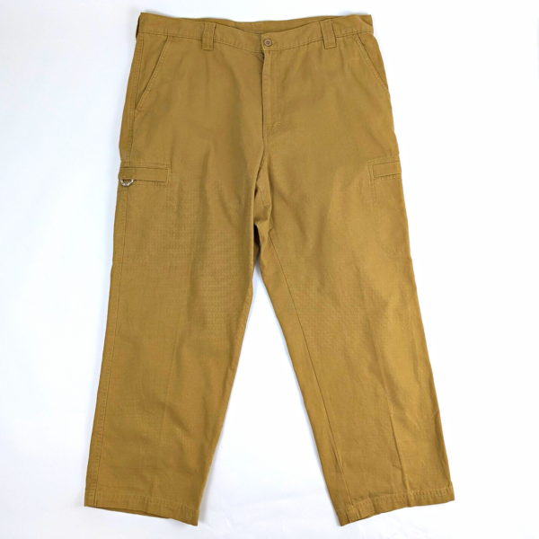 L.l.bean Cargo Trousers - Tan / Khaki - W38 L29 - Cotton Utility Workwear