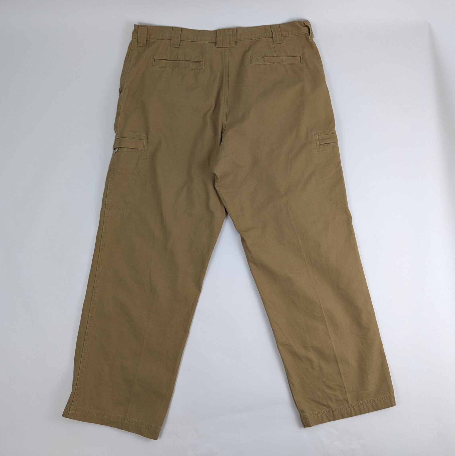 L.l.bean Cargo Trousers - Tan / Khaki - W38 L29 - Cotton Utility Workwear