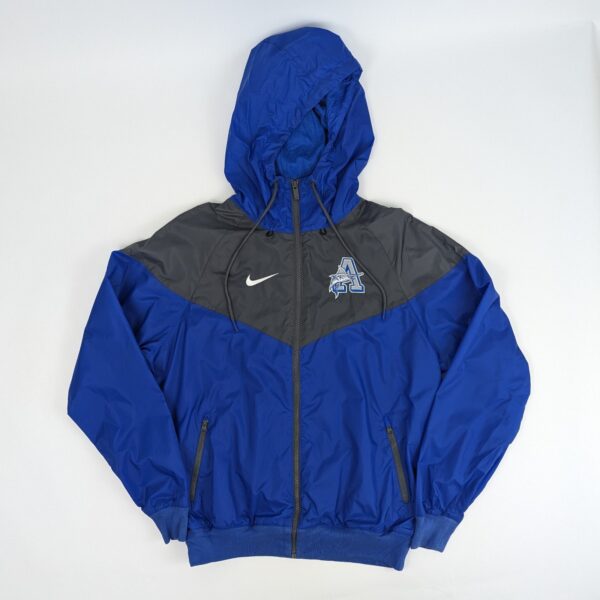 Nike Arnold Marlins Windbreaker Jacket - Blue / Grey - Men's Small - Hooded