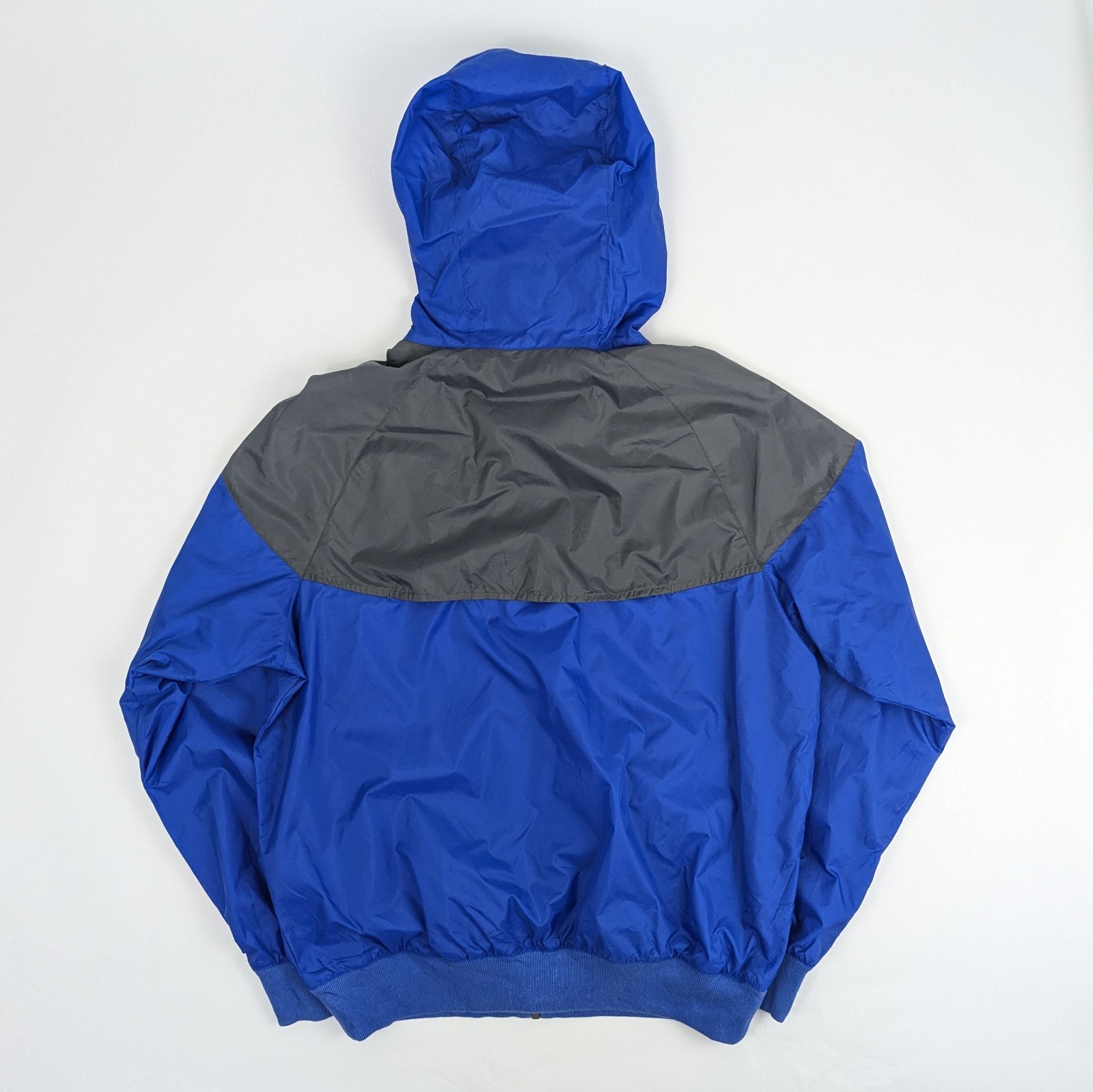 Nike Arnold Marlins Windbreaker Jacket - Blue / Grey - Men's Small - Hooded