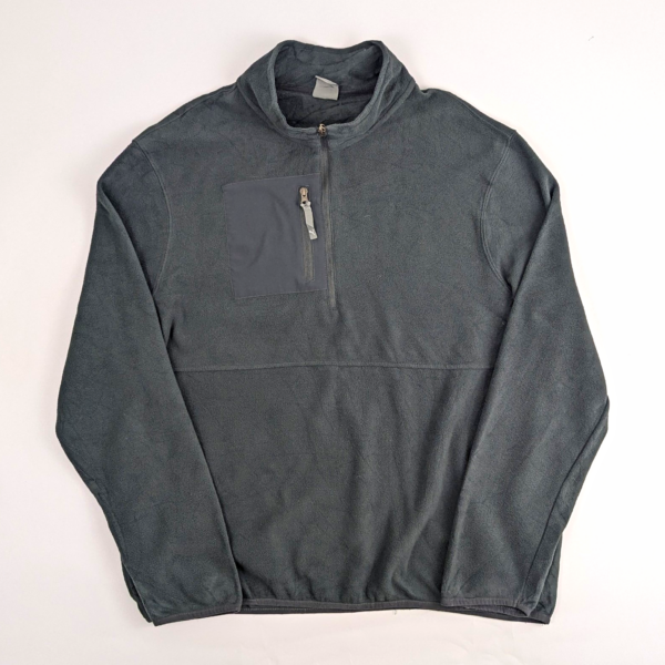 Puma Quarter Zip Fleece - Charcoal Grey - Men's Large - Outdoor Pullover