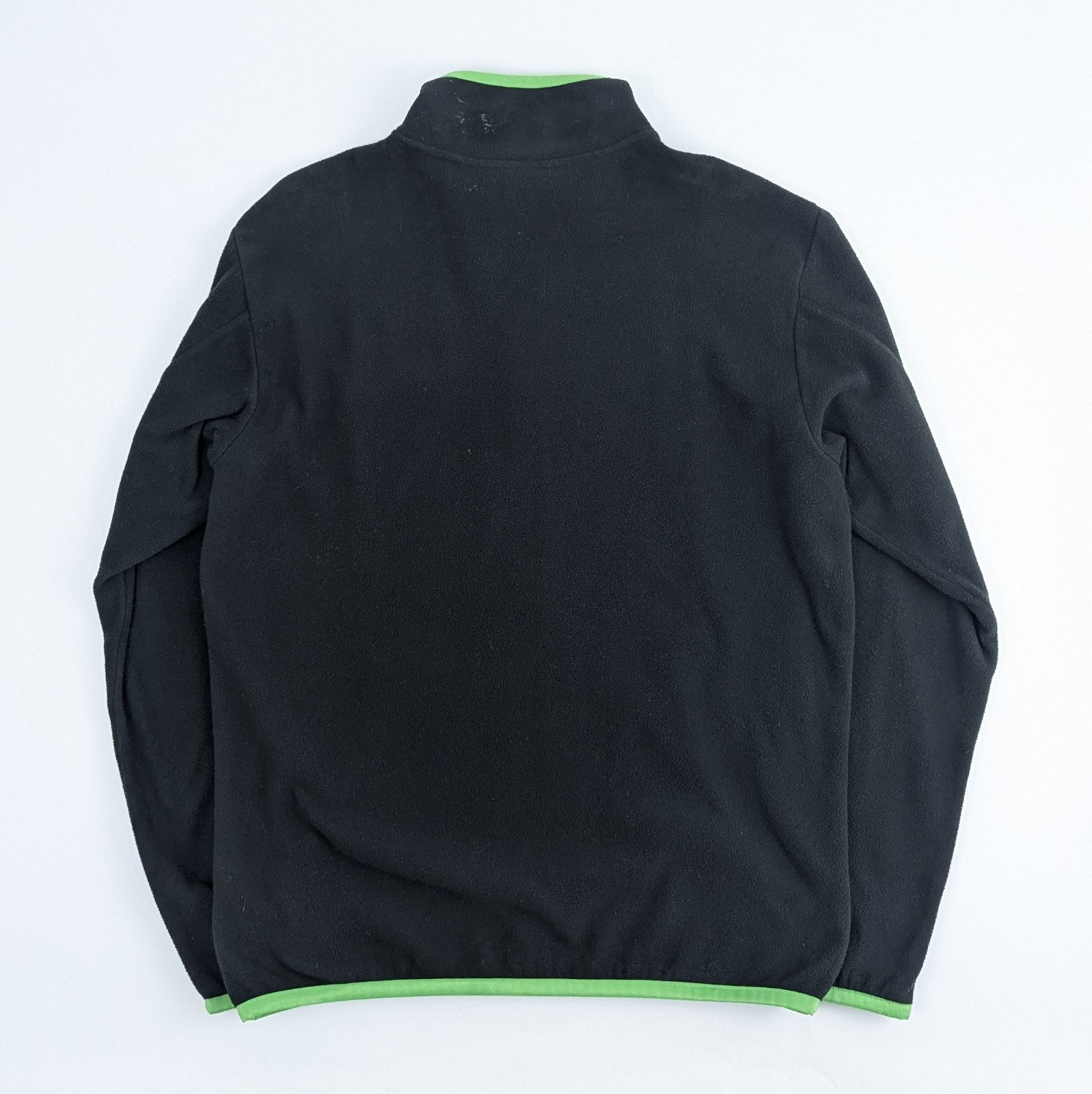 Puma Sport Lifestyle Fleece Jacket - Black / Green - Men's Small - Full Zip