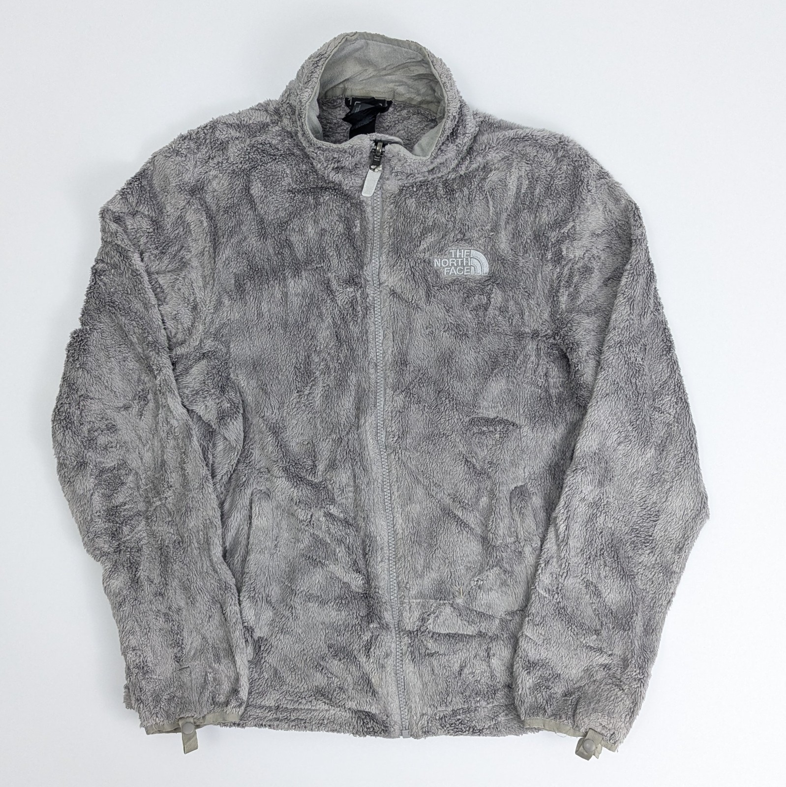 The North Face Teddy Fleece Jacket - Grey - Full Zip - Size M