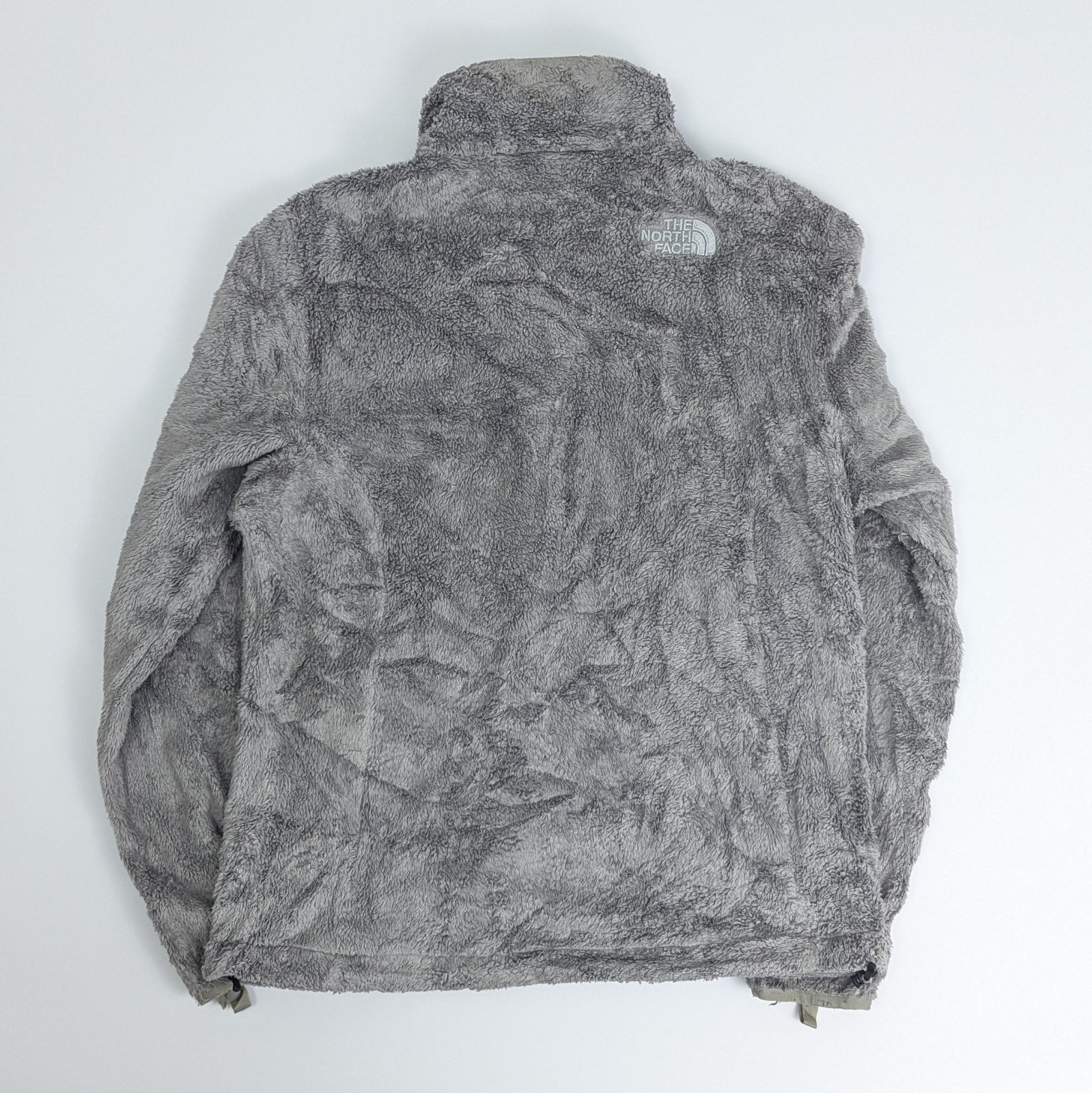The North Face Teddy Fleece Jacket - Grey - Full Zip - Size M