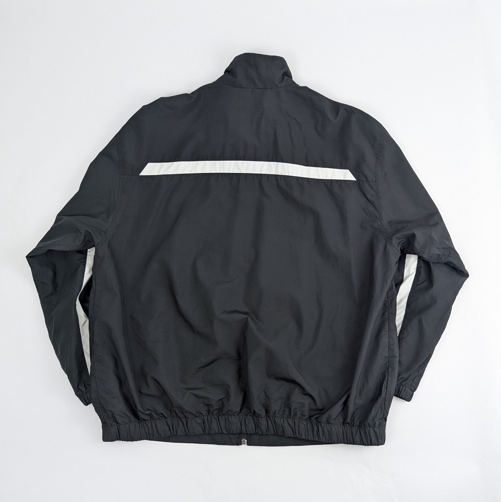 Vintage 00s Nike Team Uf Football Windbreaker - Black / White - Men's Xl
