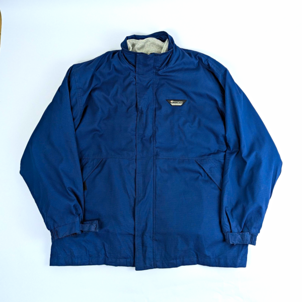 Vintage 90s Champion 3 In 1 Jacket - Navy / Grey - Detachable Fleece - Xl
