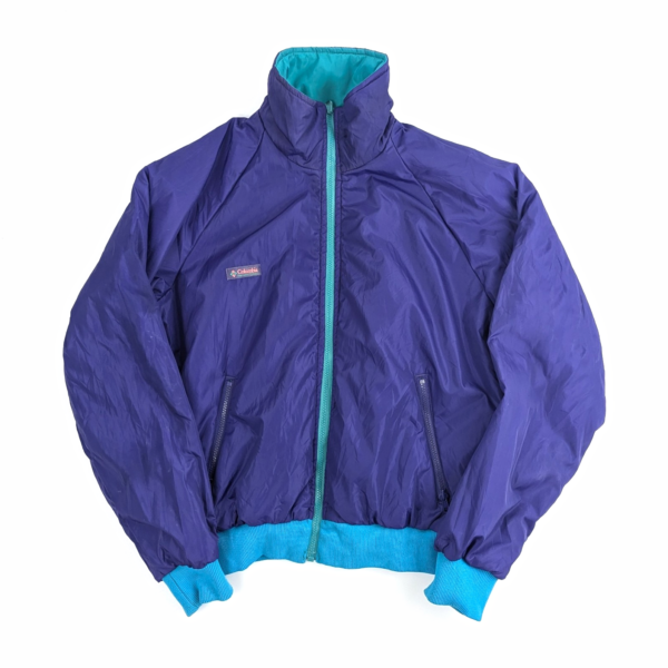Vintage 90s Columbia Reversible Jacket - Purple / Teal - Thinsulate - Men's L