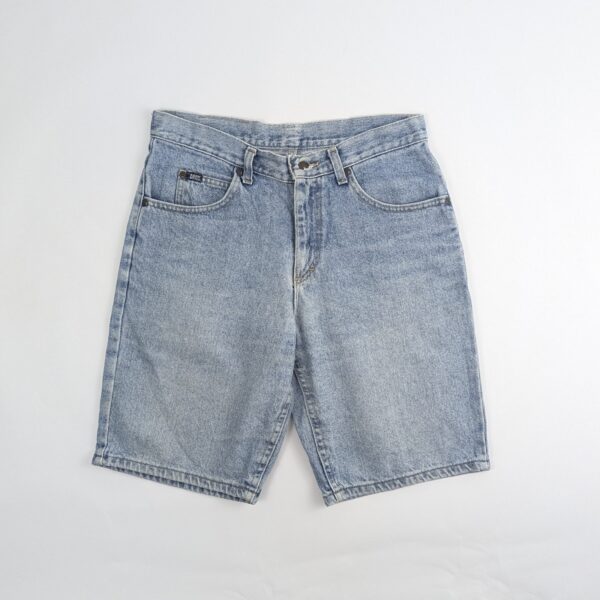 Vintage 90s Lee Denim Shorts - Light Wash Blue - Made In Usa - W31 - 9.5" Inseam