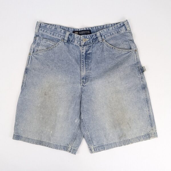 Vintage Faded Glory Carpenter Denim Shorts - Light Wash - Size W36