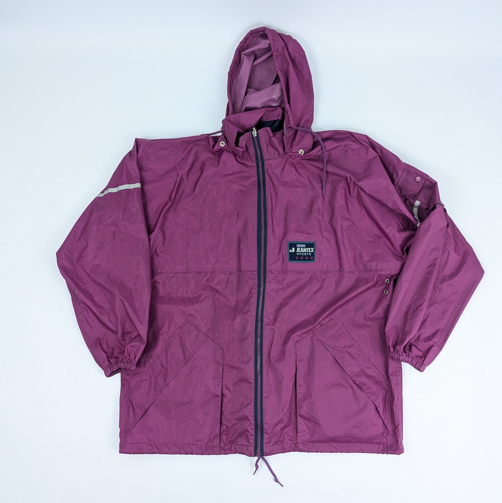 Vintage Jeantex 100% Sports Packable Jacket - Purple - Men’s Medium - 90s