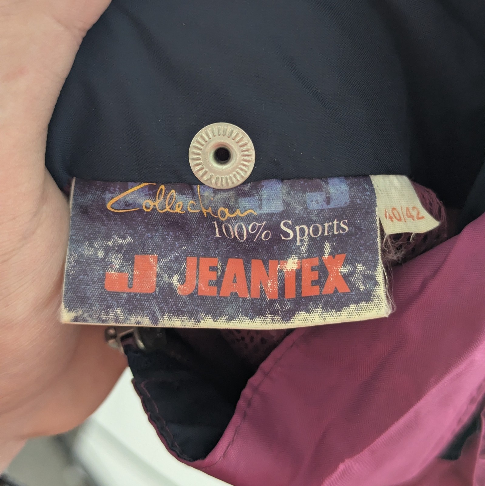 Vintage Jeantex 100% Sports Packable Jacket - Purple - Men’s Medium - 90s