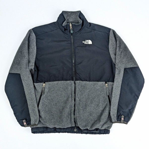 Vintage Y2k The North Face Fleece Jacket - Grey / Black - Women's Small